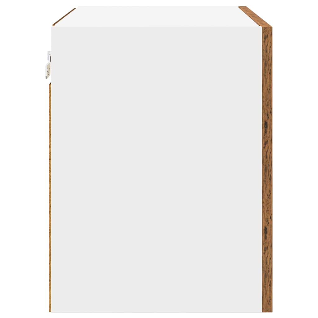 Hængeskab Gammelt træ og Hvid 50 x 31 x 40 cm Konstrueret træ