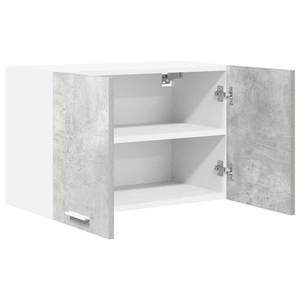 Hængeskab Beton grå og hvid 60 x 31 x 40 cm Konstrueret træ