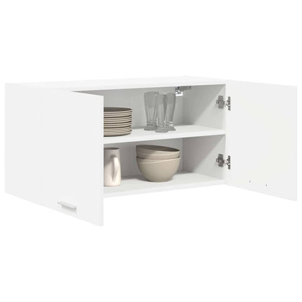 Hængeskab Hvid 80 x 31 x 40 cm Konstrueret træ