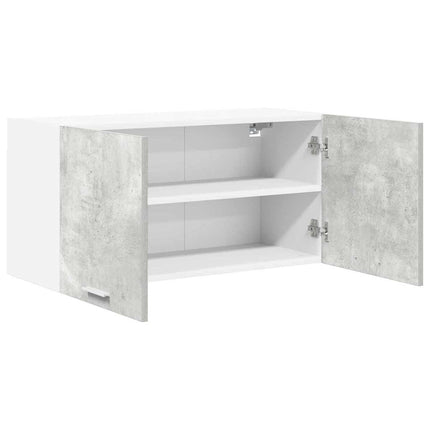 Hængeskab Beton Grå 80 x 31 x 40 cm Konstrueret træ