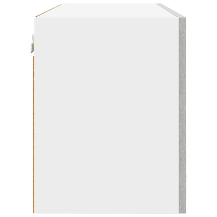 Hængeskab Beton Grå 80 x 31 x 40 cm Konstrueret træ