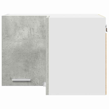Hængeskab Beton grå og hvid 57 x 57 x 40 cm Konstrueret træ