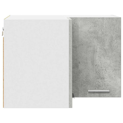 Hængeskab Beton grå og hvid 57 x 57 x 40 cm Konstrueret træ
