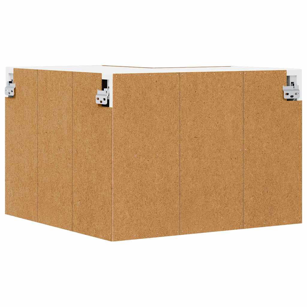 Hængeskab Gammelt træ og Hvid 57 x 57 x 40 cm Konstrueret træ
