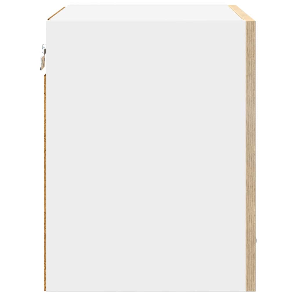 Hængeskab 2 pcs Sonoma eg 40 x 31 x 40 cm Konstrueret træ