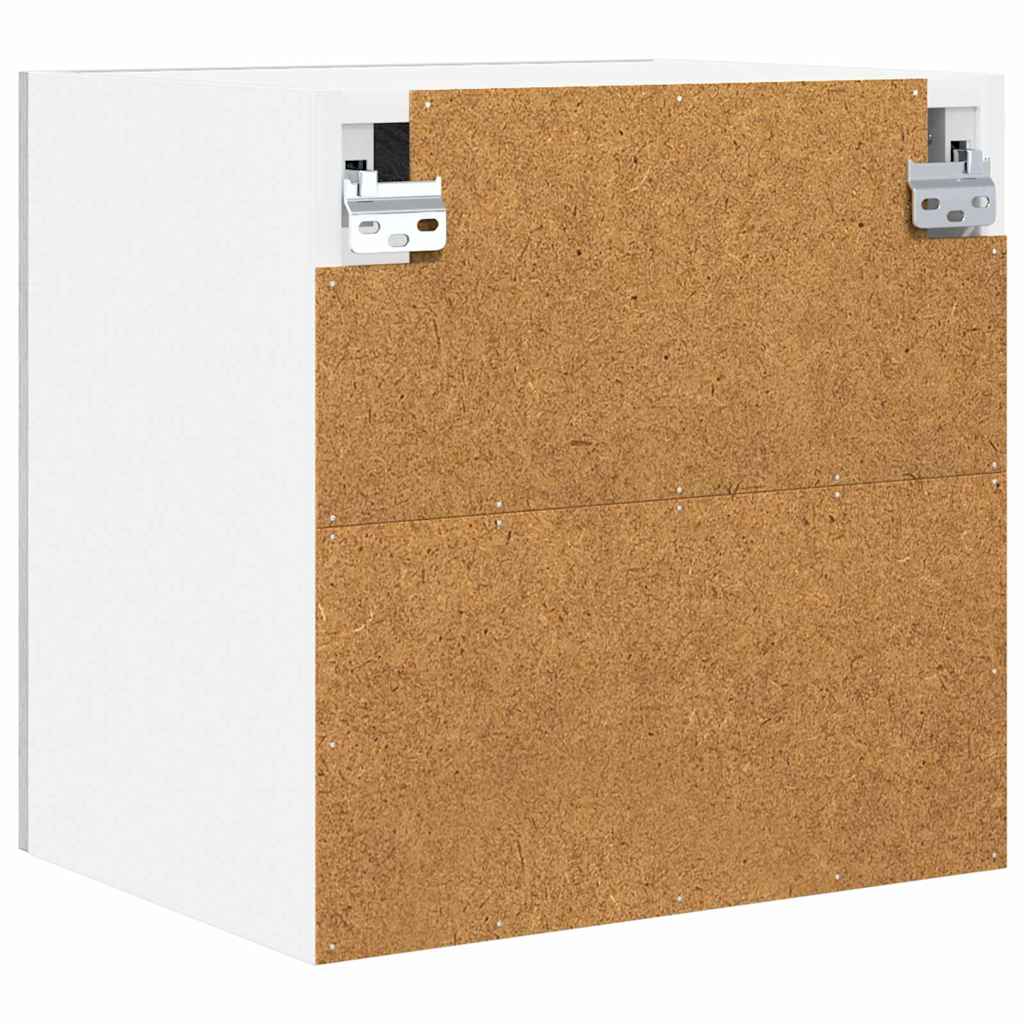Hængeskab 2 pcs Grå Sonoma 40 x 31 x 40 cm Konstrueret træ