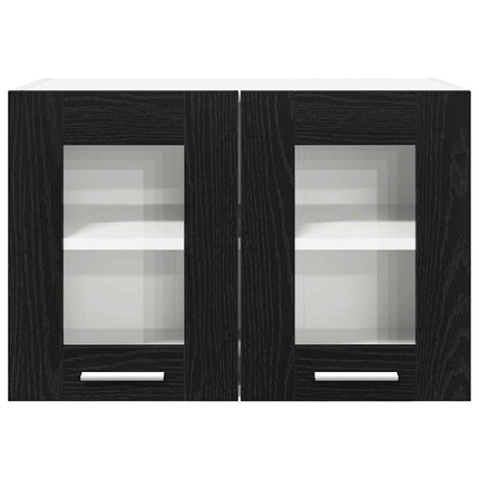 Hængeskab Sort eg 60 x 31 x 40 cm Konstrueret træ
