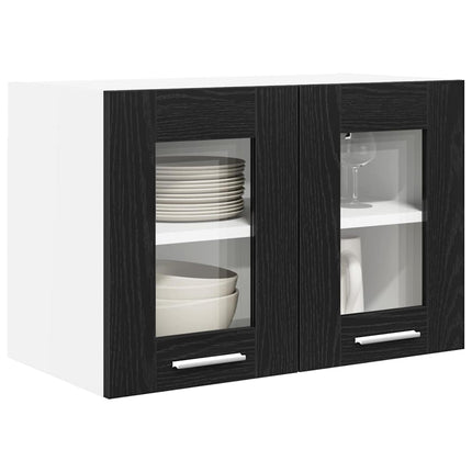 Hængeskab Sort eg 60 x 31 x 40 cm Konstrueret træ