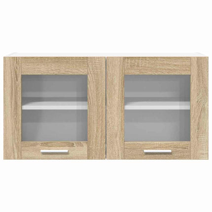 Hængeskab Sonoma Eg og Hvid 80 x 31 x 40 cm Konstrueret træ
