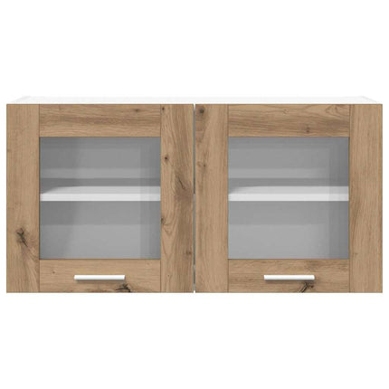 Hængeskab Artisan eg og hvid 80 x 31 x 40 cm Konstrueret træ