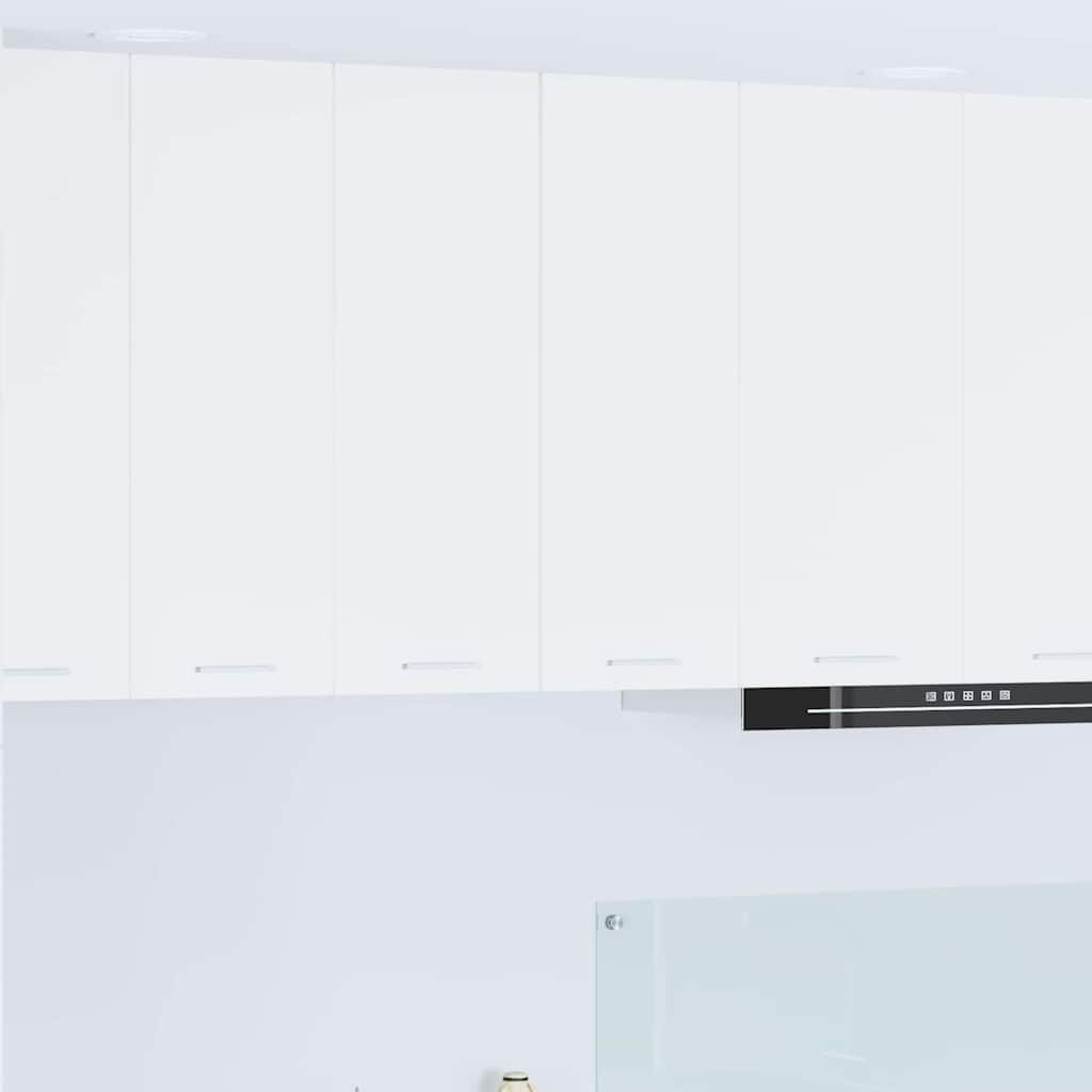 Hængeskab med opbevaring Hvid 30 x 31 x 80 cm Konstrueret træ