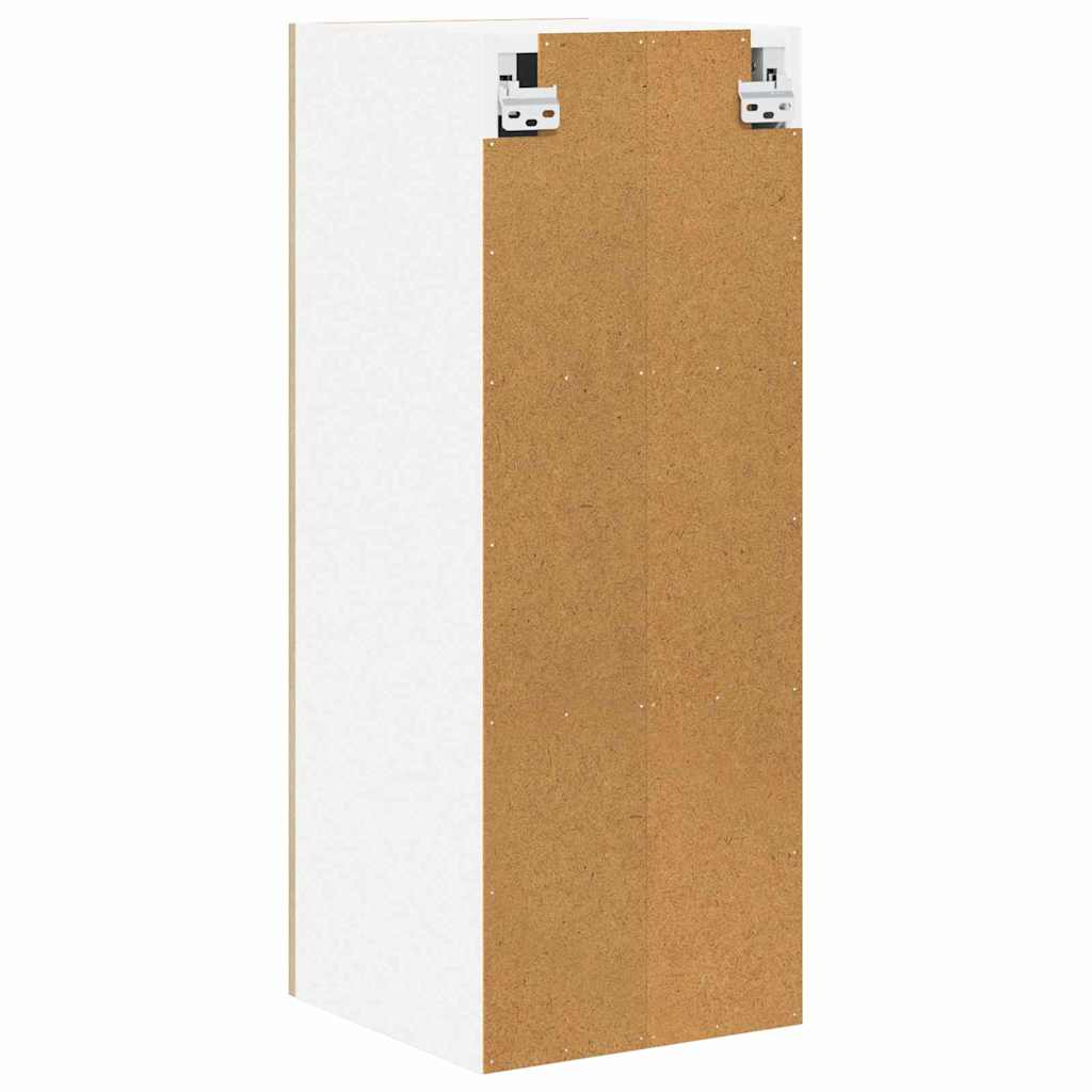 Hængeskab med dør 2 pcs Sonoma Eg og Hvid 30 x 31 x 80 cm
