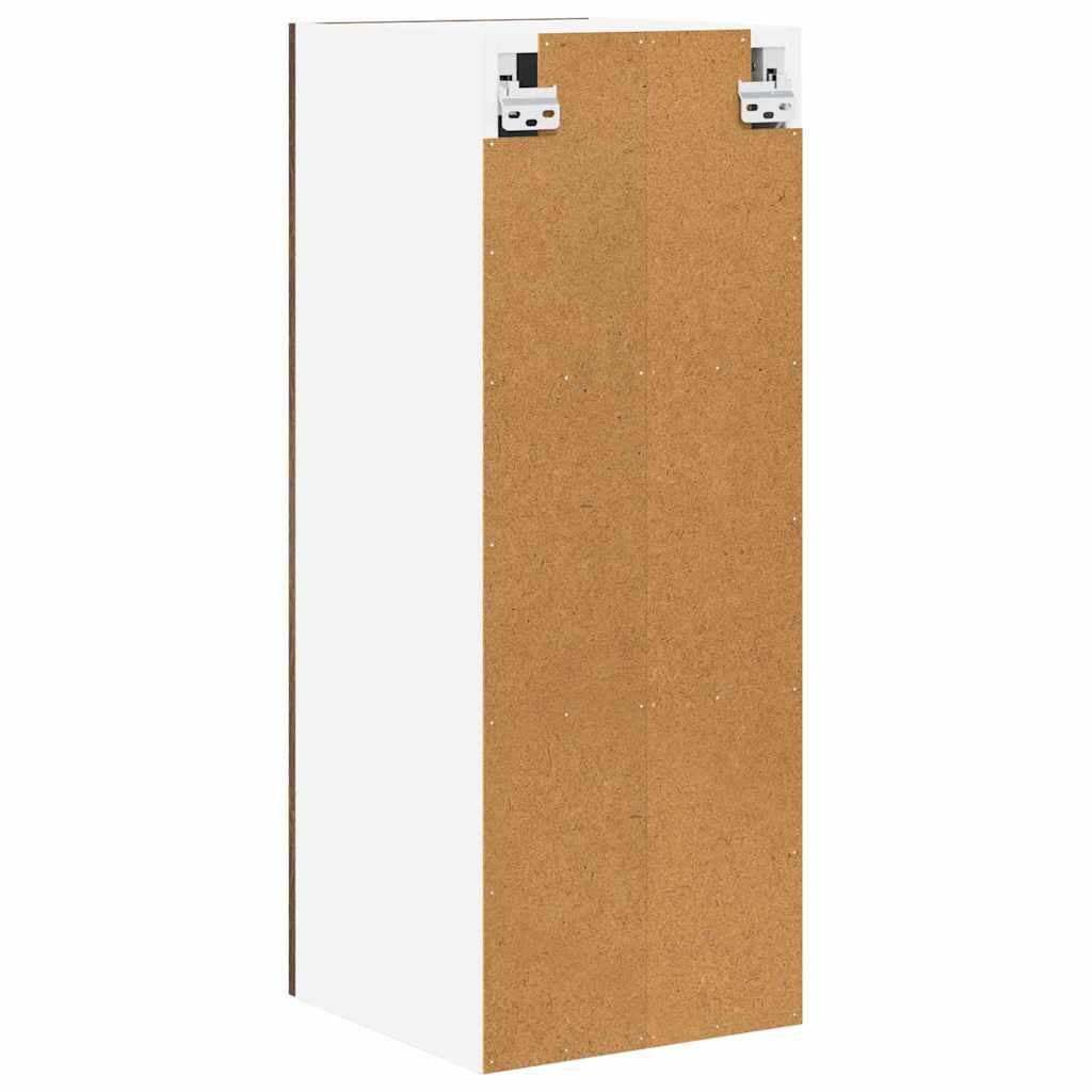 Hængeskab med dør Riga 2 pcs Røget Eg og Hvid 30 x 31 x 80 cm
