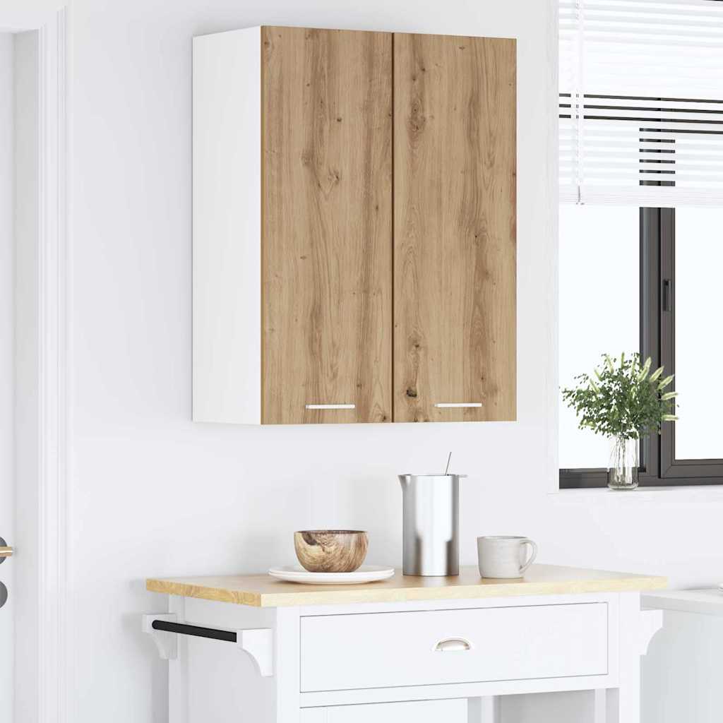 Hængeskab Artisan eg og hvid 30 x 31 x 80 cm Konstrueret træ
