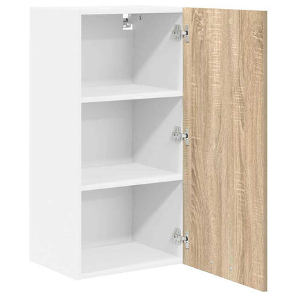 Hængeskab Sonoma Eg og Hvid 40 x 31 x 80 cm Konstrueret træ