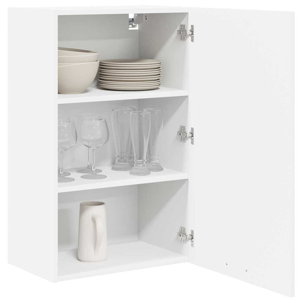 Hængeskab med opbevaring Hvid 50 x 31 x 80 cm Konstrueret træ