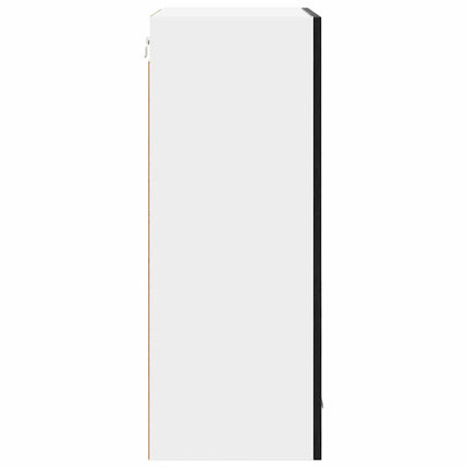 Hængeskab Sort Eg og Hvid 50 x 31 x 80 cm Konstrueret træ