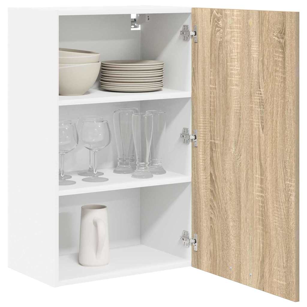 Hængeskab Sonoma Eg og Hvid 50 x 31 x 80 cm Konstrueret træ