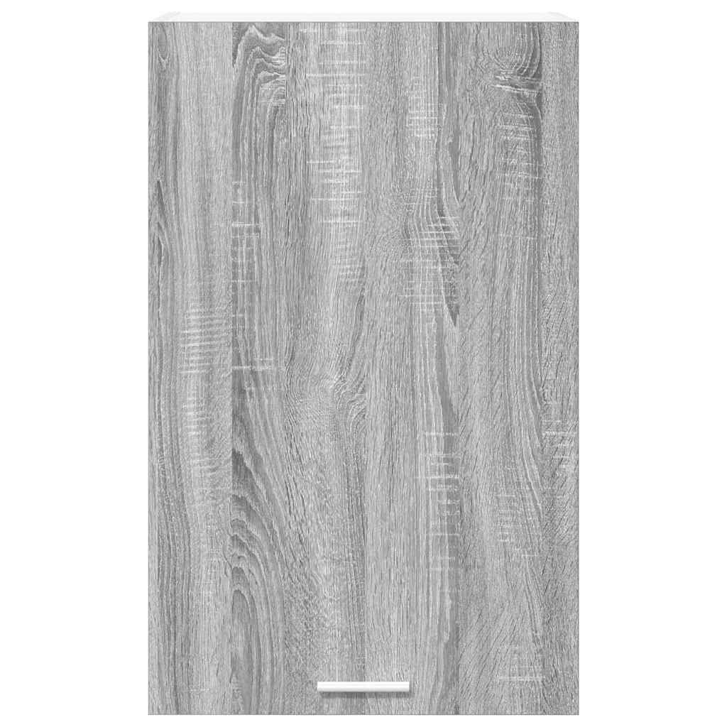 Hængeskab Grå Sonoma og Hvid 50 x 31 x 80 cm Konstrueret træ