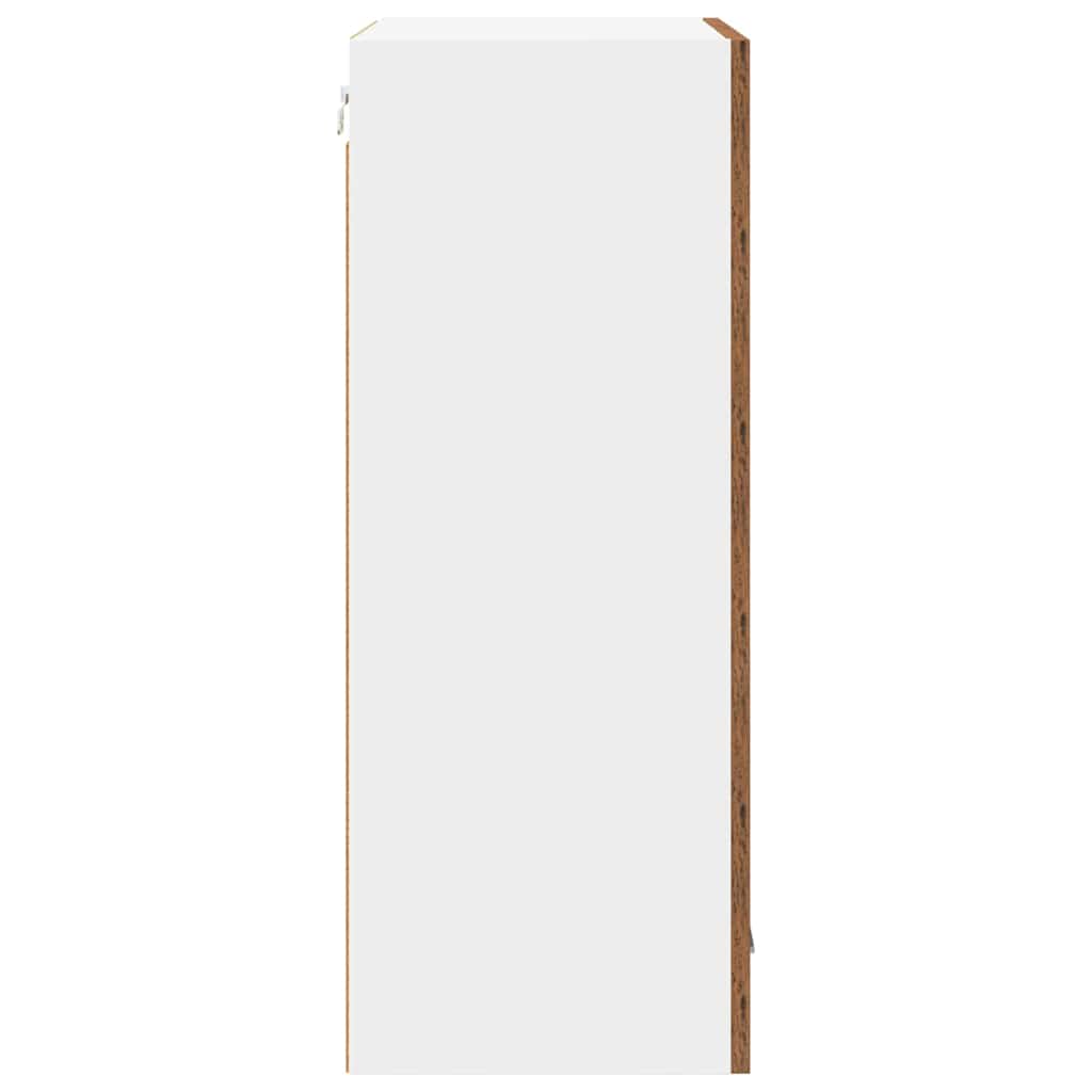 Hængeskab Gammelt træ og Hvid 50 x 31 x 80 cm Konstrueret træ