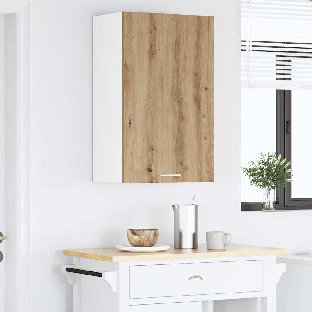 Hængeskab Artisan eg og hvid 50 x 31 x 80 cm Konstrueret træ