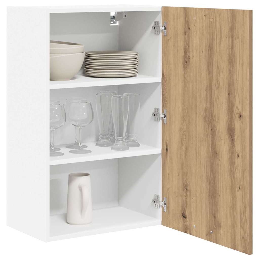 Hængeskab Artisan eg og hvid 50 x 31 x 80 cm Konstrueret træ