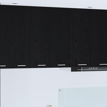 Hængeskab Sort eg 60 x 31 x 80 cm Konstrueret træ