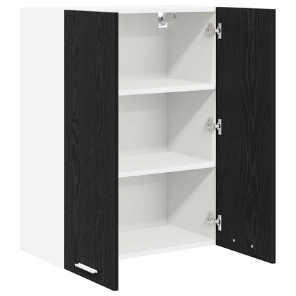 Hængeskab Sort eg 60 x 31 x 80 cm Konstrueret træ