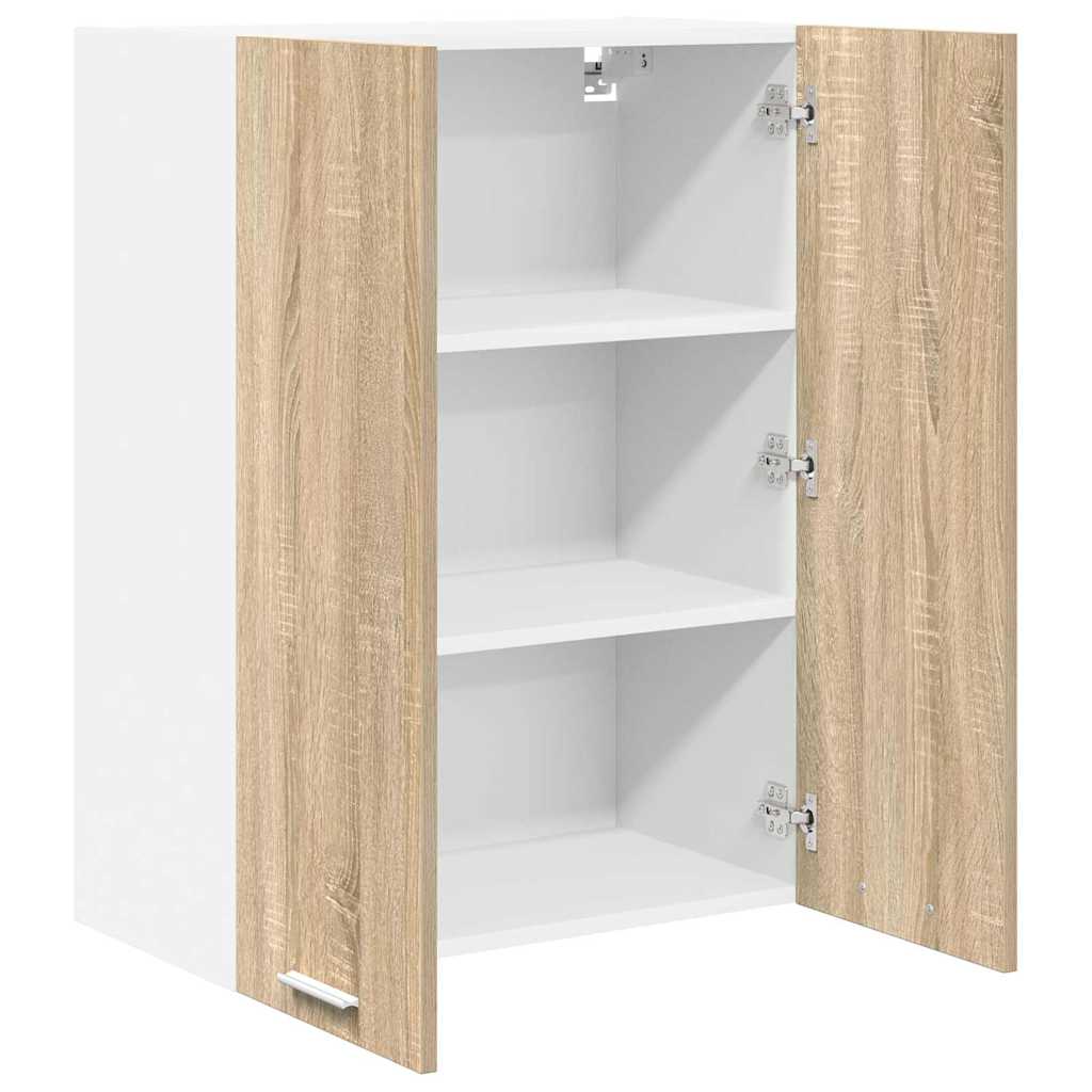 Hængeskab med dør Sonoma eg 60 x 31 x 80 cm Konstrueret træ