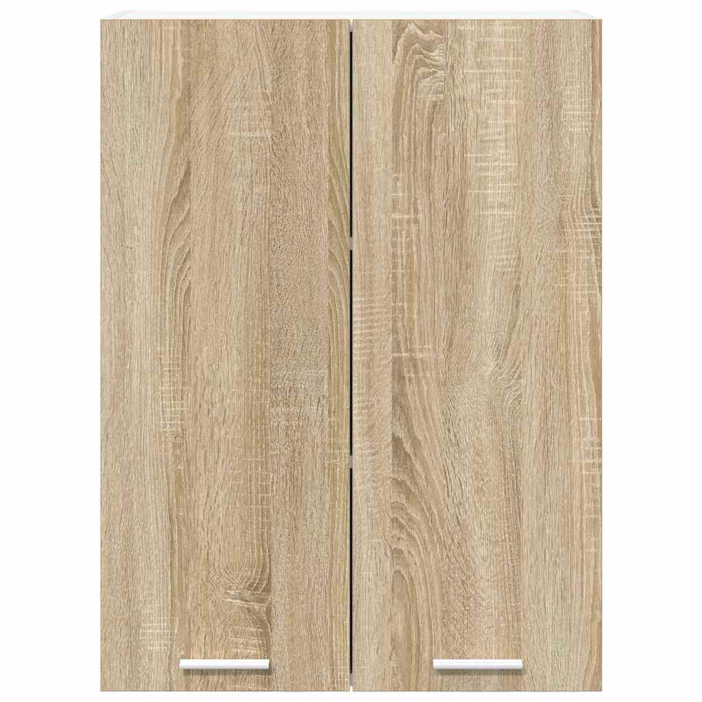 Hængeskab med dør Sonoma eg 60 x 31 x 80 cm Konstrueret træ