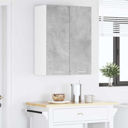 Hængeskab Beton Grå 60 x 31 x 80 cm Konstrueret træ