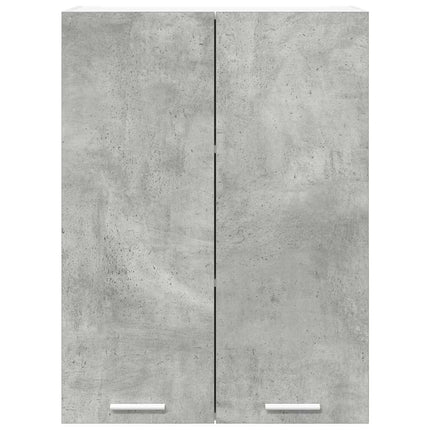 Hængeskab Beton Grå 60 x 31 x 80 cm Konstrueret træ