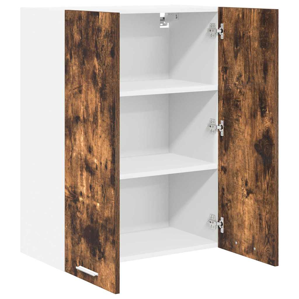Hængeskab med dør Røget eg 60 x 31 x 80 cm Konstrueret træ