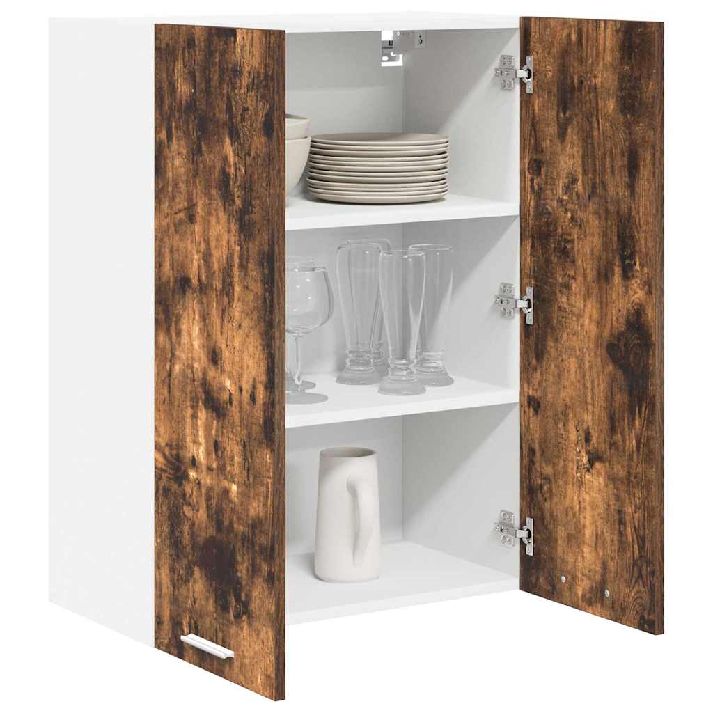 Hængeskab med dør Røget eg 60 x 31 x 80 cm Konstrueret træ