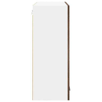 Hængeskab Røget eg 80 x 31 x 80 cm Konstrueret træ