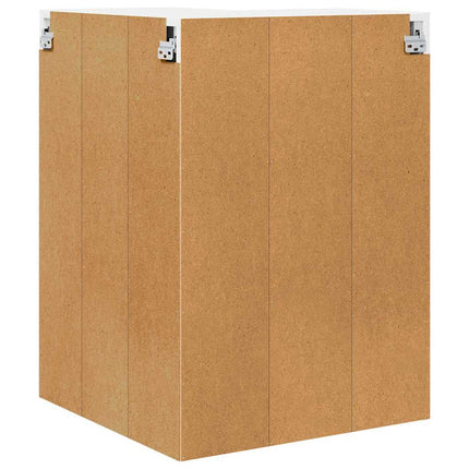 Hængeskab Sort Eg og Hvid 57 x 57 x 80 cm Konstrueret træ