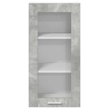 Hængeskab Beton Grå 40 x 31 x 80 cm Konstrueret træ