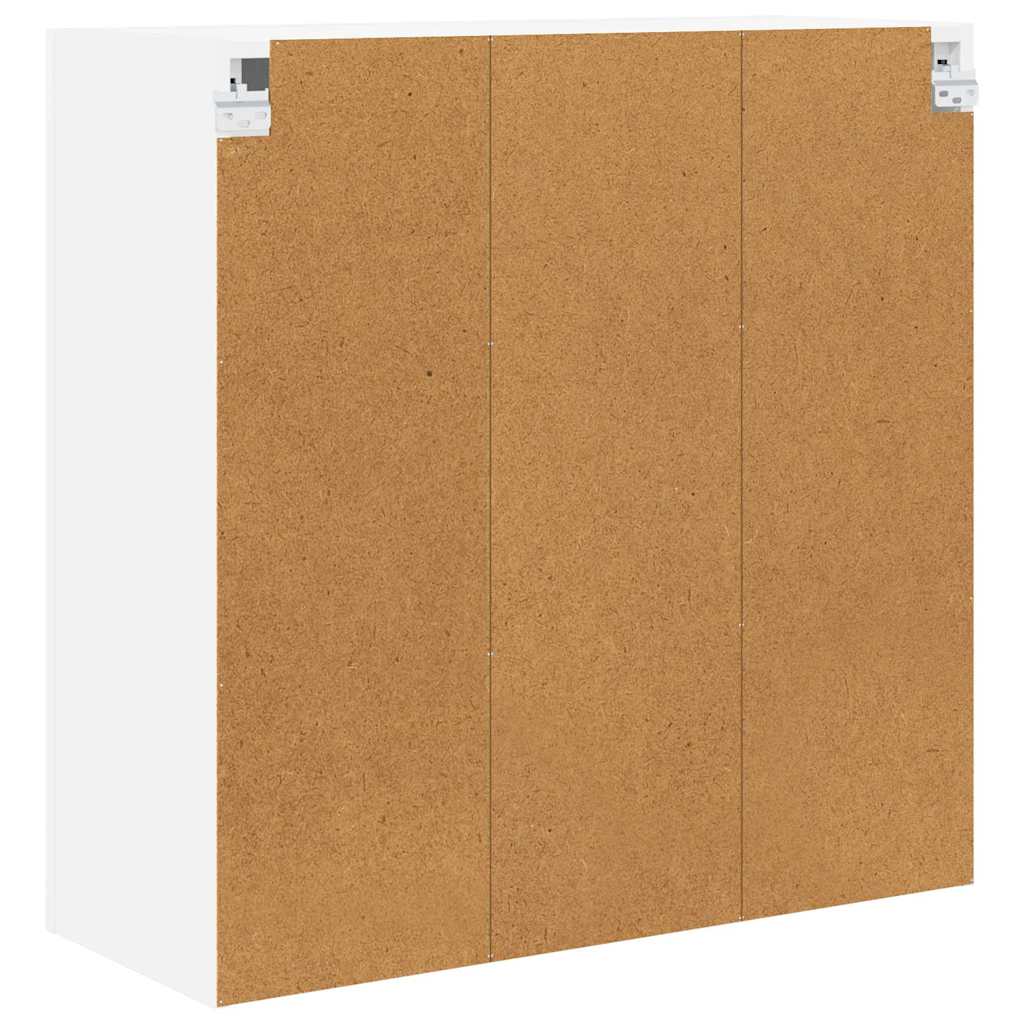Hængeskab med opbevaring Hvid 80 x 31 x 80 cm Konstrueret træ