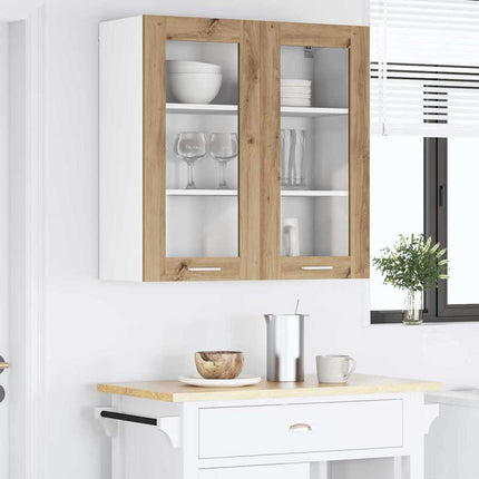 Hængeskab Artisan Egetræ 80 x 31 x 80 cm Konstrueret træ