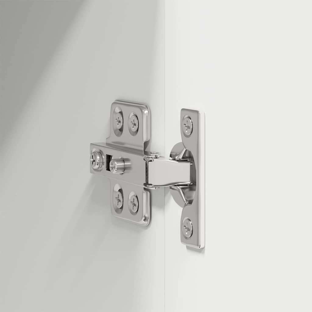 Hængeskab med opbevaring Hvid 30 x 31 x 100 cm Konstrueret træ