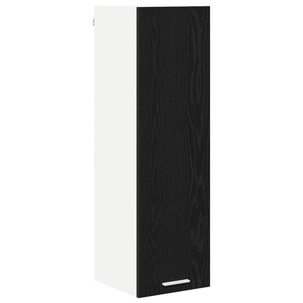 Hængeskab Sort eg 30 x 31 x 100 cm Konstrueret træ