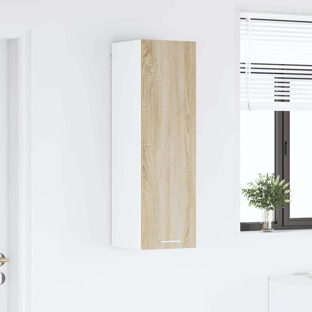 Hængeskab med dør Sonoma eg 30 x 31 x 100 cm Konstrueret træ