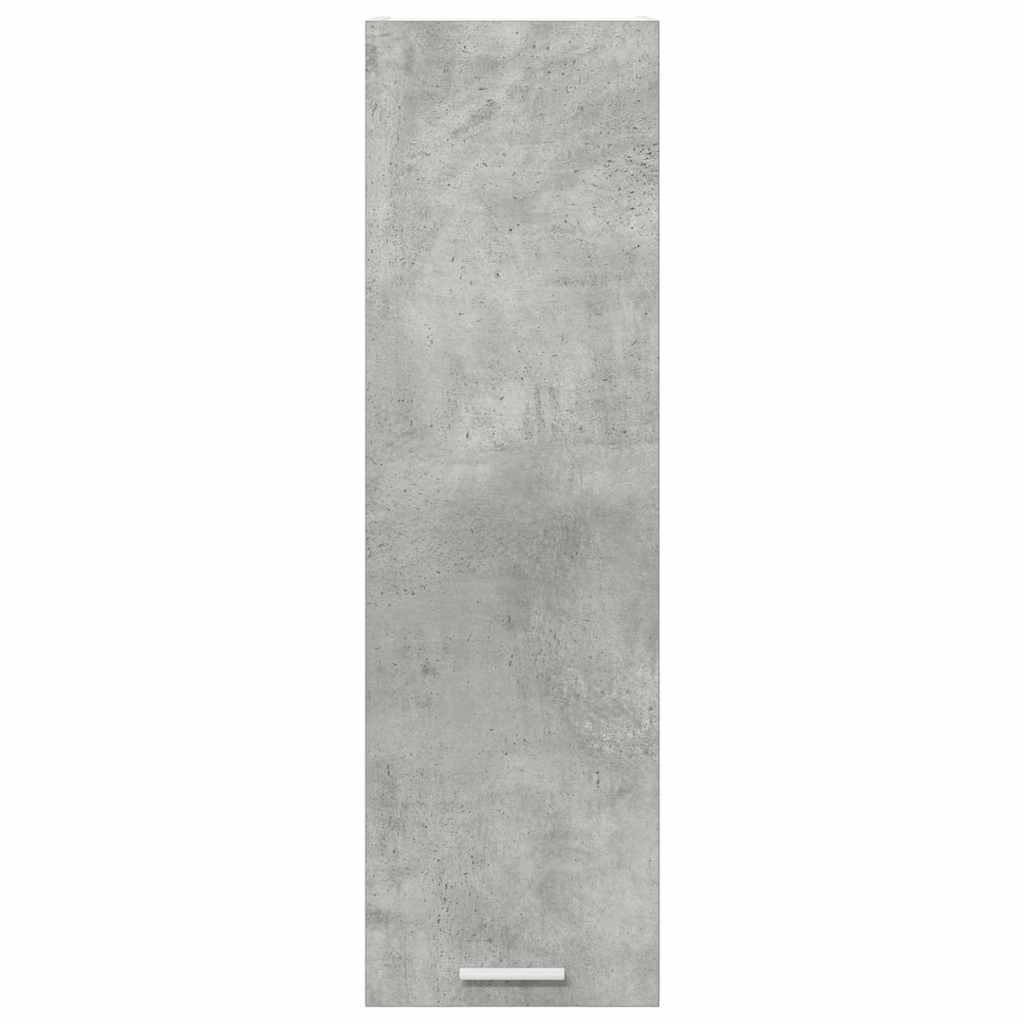 Hængeskab med dør Beton Grå 30 x 31 x 100 cm Konstrueret træ