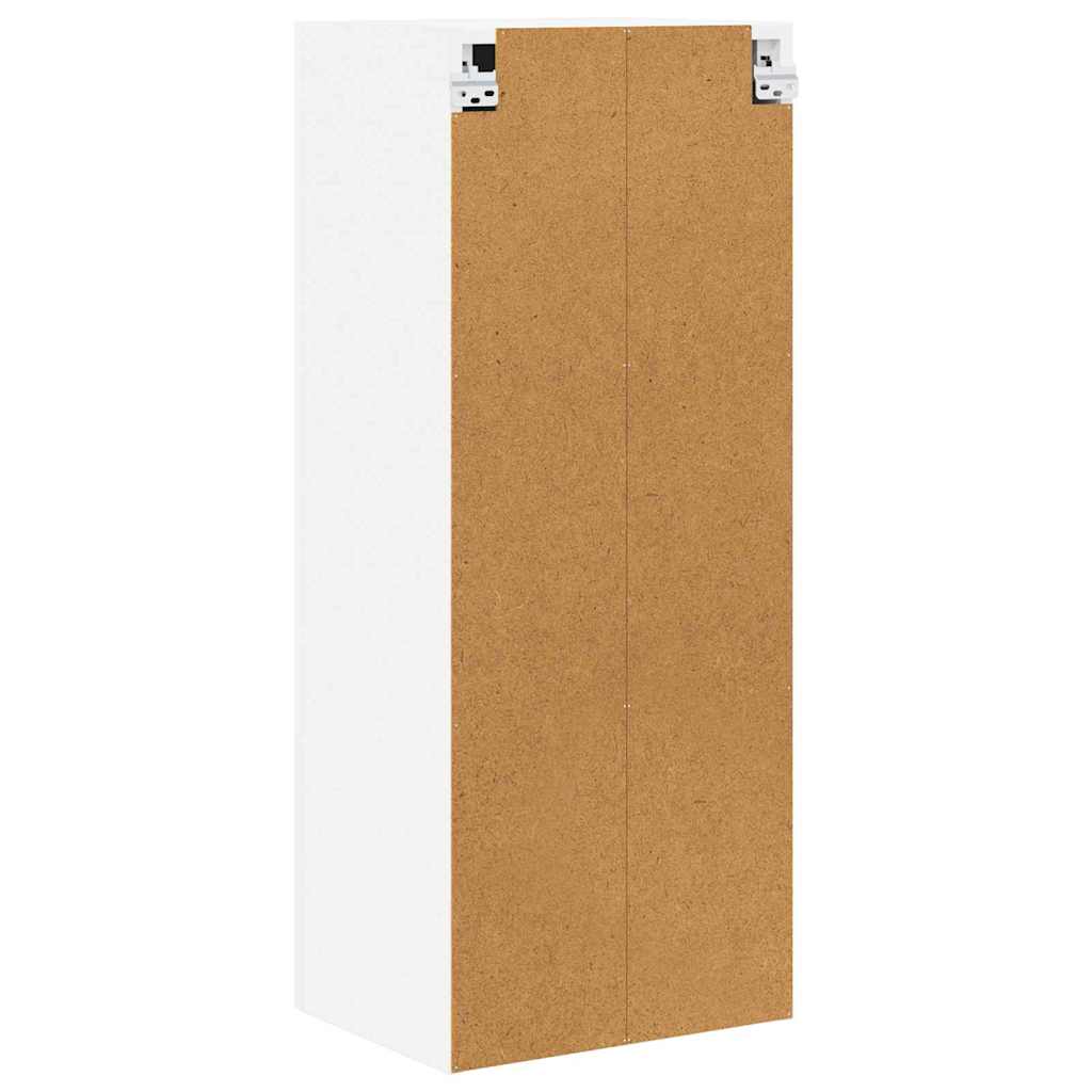 Hængeskab med opbevaring Hvid 40 x 31 x 100 cm Konstrueret træ
