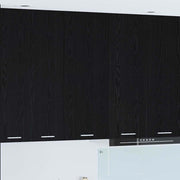 Hængeskab med dør Sort eg 40 x 31 x 100 cm Konstrueret træ