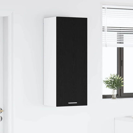 Hængeskab Sort eg 40 x 31 x 100 cm Konstrueret træ