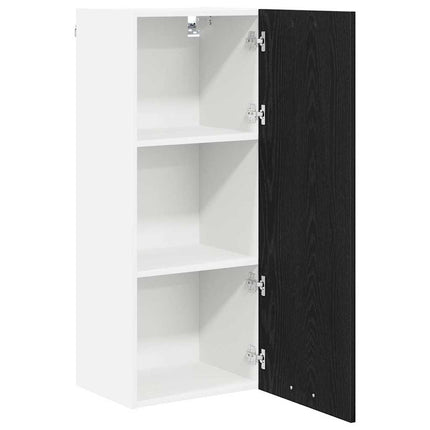 Hængeskab Sort eg 40 x 31 x 100 cm Konstrueret træ