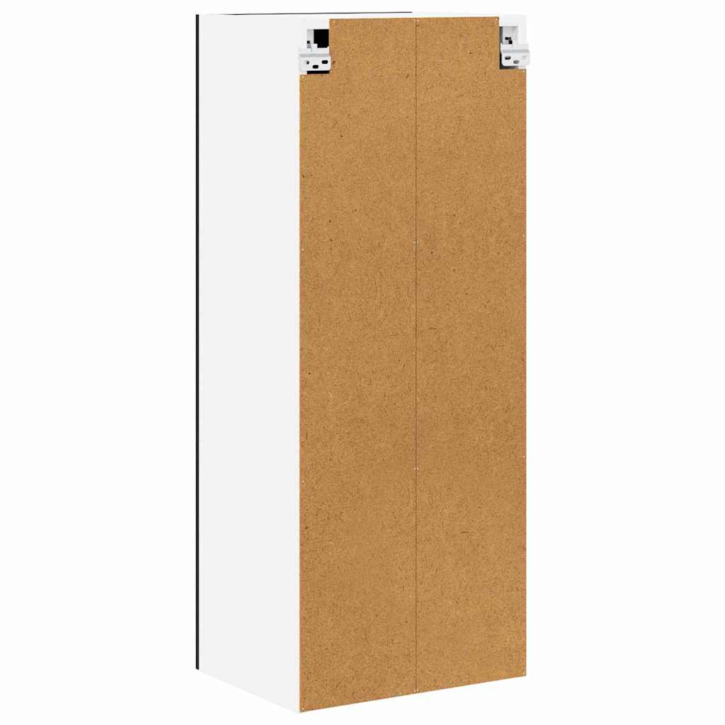 Hængeskab med dør Sort eg 40 x 31 x 100 cm Konstrueret træ