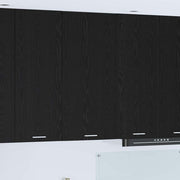 Hængeskab Sort Eg og Hvid 50 x 31 x 100 cm Konstrueret træ