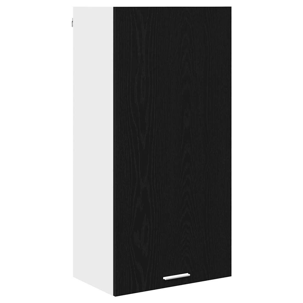 Hængeskab Sort Eg og Hvid 50 x 31 x 100 cm Konstrueret træ